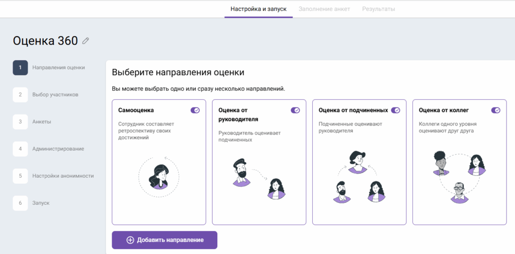 Оценка 360 градусов дает всесторонний взгляд на сотрудника